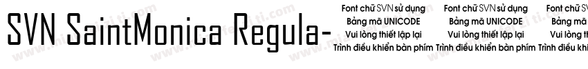 SVN SaintMonica Regula字体转换